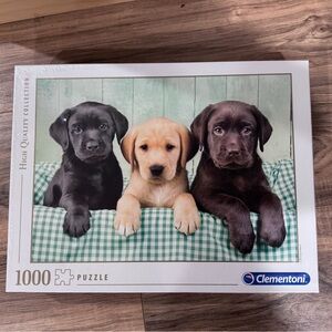 Three Labrador 1000 Pieces Puzzle